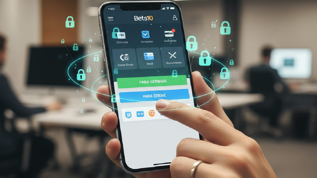 Bets10 mobil ödeme işlemlerinde kullanılan güvenlik adımları ve hassasiyet.